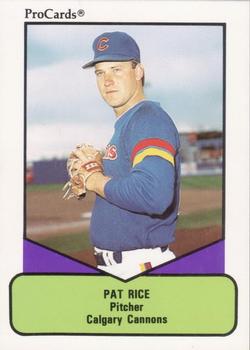 1990 ProCards AAA #115 Pat Rice Front