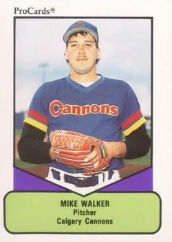 1990 ProCards AAA #117 Mike Walker Front