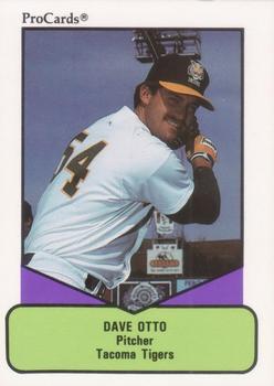 1990 ProCards AAA #136 Dave Otto Front