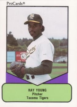 1990 ProCards AAA #141 Ray Young Front