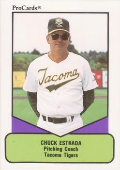 1990 ProCards AAA #158 Chuck Estrada Front