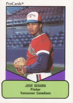1990 ProCards AAA #168 Jose Segura Front