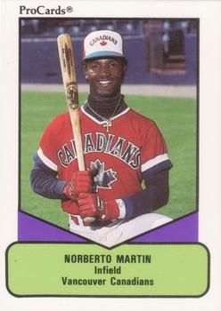 1990 ProCards AAA #173 Norberto Martin Front