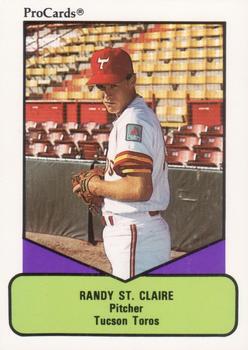 1990 ProCards AAA #193 Randy St. Claire Front