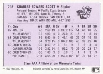 1990 ProCards AAA #248 Charles Scott Back