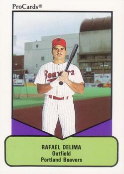 1990 ProCards AAA #261 Rafael Delima Front