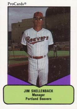 1990 ProCards AAA #264 Jim Shellenback Front