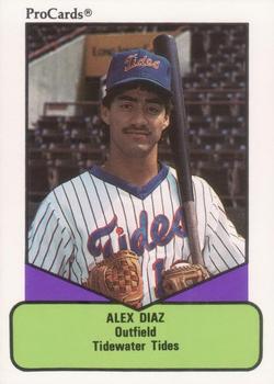 1990 ProCards AAA #286 Alex Diaz Front