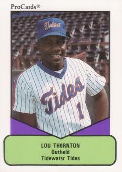 1990 ProCards AAA #290 Lou Thornton Front