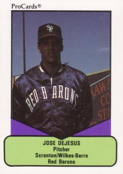 1990 ProCards AAA #294 Jose DeJesus Front