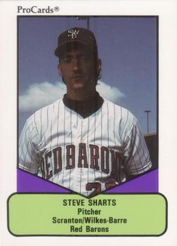 1990 ProCards AAA #303 Steve Sharts Front