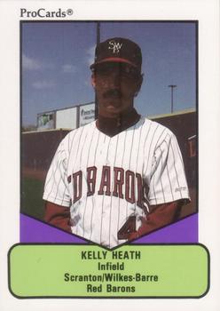 1990 ProCards AAA #307 Kelly Heath Front