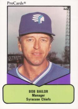 1990 ProCards AAA #368 Bob Bailor Front