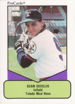 1990 ProCards AAA #384 Dean Decillis Front