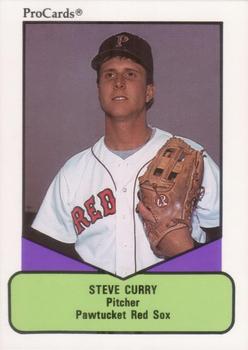 1990 ProCards AAA #426 Steve Curry Front