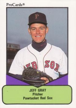 1990 ProCards AAA #428 Jeff Gray Front