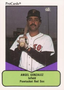 1990 ProCards AAA #440 Angel Gonzalez Front