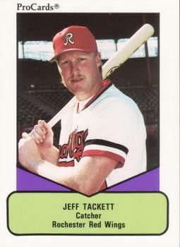 1990 ProCards AAA #463 Jeff Tackett Front