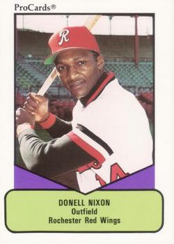 1990 ProCards AAA #472 Donell Nixon Front