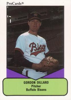 1990 ProCards AAA #481 Gordon Dillard Front