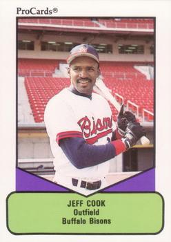 1990 ProCards AAA #502 Jeff Cook Front
