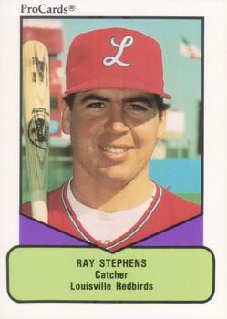 1990 ProCards AAA #519 Ray Stephens Front