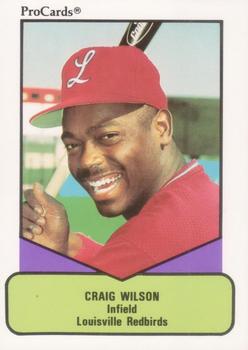 1990 ProCards AAA #527 Craig Wilson Front