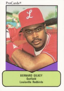 1990 ProCards AAA #529 Bernard Gilkey Front