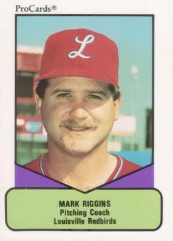 1990 ProCards AAA #534 Mark Riggins Front