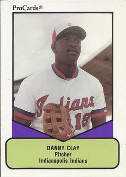1990 ProCards AAA #567 Danny Clay Front