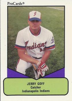 1990 ProCards AAA #574 Jerry Goff Front