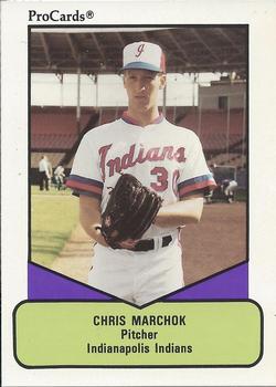 1990 ProCards AAA #583 Chris Marchok Front