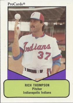 1990 ProCards AAA #587 Rich Thompson Front