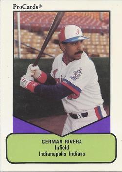 1990 ProCards AAA #588 German Rivera Front