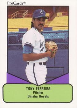 1990 ProCards AAA #596 Tony Ferreira Front