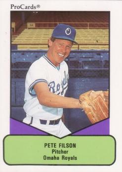 1990 ProCards AAA #597 Pete Filson Front