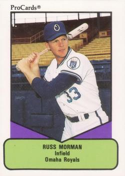 1990 ProCards AAA #608 Russ Morman Front