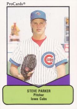 1990 ProCards AAA #623 Steve Parker Front