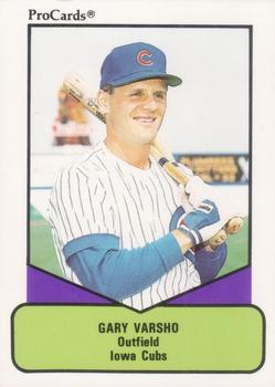 1990 ProCards AAA #639 Gary Varsho Front