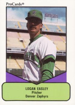 1990 ProCards AAA #644 Logan Easley Front