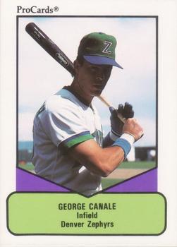 1990 ProCards AAA #655 George Canale Front