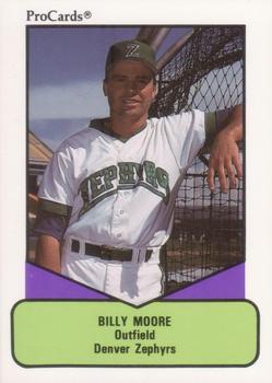 1990 ProCards AAA #664 Billy Moore Front