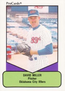 1990 ProCards AAA #677 David Miller Front