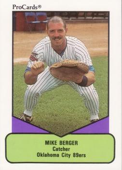 1990 ProCards AAA #680 Mike Berger Front