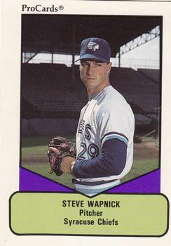 1990 ProCards AAA #352 Steve Wapnick Front
