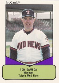 1990 ProCards AAA #394 Tom Gamboa Front