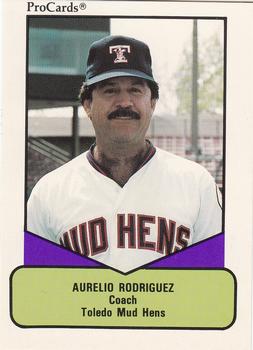 1990 ProCards AAA #396 Aurelio Rodriguez Front