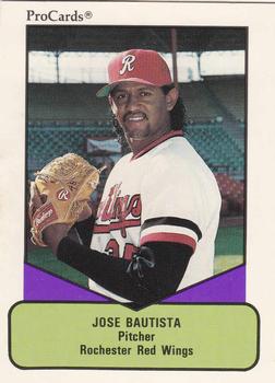1990 ProCards AAA #453 Jose Bautista Front