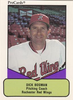 1990 ProCards AAA #478 Dick Bosman Front
