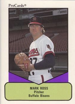 1990 ProCards AAA #487 Mark Ross Front